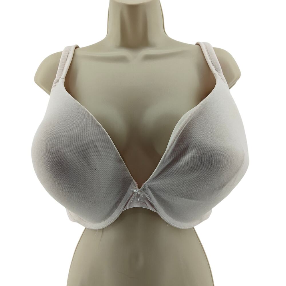 Cacique Cotton Boost Plunge Pale Pink Womens 42H